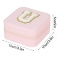 thumbnail image 3 of TopLLC 26 Letters Earring Jewelry Display Storage Box Case Organizer Flannel Tray Holder Gift, 3 of 3