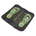 thumbnail image 3 of Reflexology Walk Stone Mat, Simulation Cobblestone Multipurpose Foot Massage Mat Foldable  For Foot Massage 35x35cm / 13.8x13.8in, 3 of 8