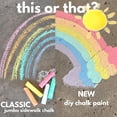 thumbnail image 3 of LSLJS Sidewalk Chalk Paint Brush Red/Yellow/Bule Paint Brush Chalk Set, 3 of 5