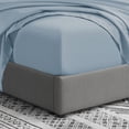 thumbnail image 4 of Swift Home Luxury 6-Piece Sheet Set with Extra Pillow Case, Double, Blue Fog, 4 of 8