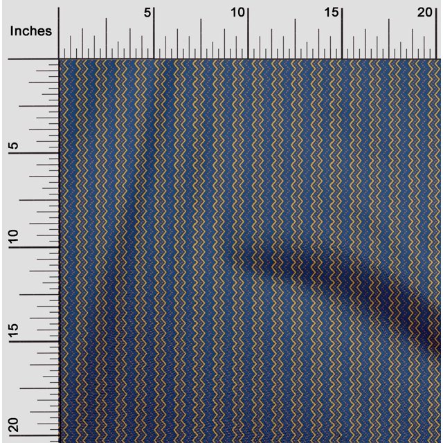 oneOone Silk Tabby Fabric Dot & Chevron Block Decor Fabric Printed BTY 42 Inch Wide