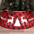 thumbnail image 3 of Christmas Tree Collar Holiday Decor Artificial Christmas Tree Collar for Home Apartment Living Room Study Family B, 3 of 5