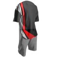 thumbnail image 1 of SHIXIAOO Veste et Pantalon de Costume à Manches Courtes Imprimé Style Plage Décontracté Tendance pour Hommes Costume Classique de Bal de Promo Veste de Costume Formel Pingouin, 1 of 4