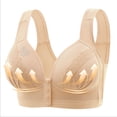thumbnail image 4 of FAIWAD 3Pc Wireless Bras for Women Plus Size Full Coverage Front Closure Bralettes No Underwire Breathable Everyday Bra, 4 of 9