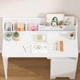 thumbnail image 4 of Eastvita Wooden Desk Chair Set with Hutch for Study, 4 of 4