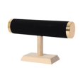 thumbnail image 2 of Xuanheng Jewelry Bracelet Display Stand, T Bar Bangle Holder, Bracelet Storage Rack StyleA-Black Flan, 2 of 8