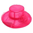 thumbnail image 1 of Kcodviy Women's Headdress Hat Women's Hat Racks for Baseball Caps Over The Door Wedding Hat Sun Hat 1776 Hat Flower Shade Seaside Beach Wool Fitted Hat, 1 of 3