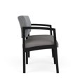 thumbnail image 4 of Lenox Causeuse de Réception et Salle d'Attente en Acier / Acier Noir / Gris / Gris, 4 of 5