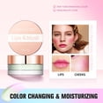 thumbnail image 3 of EGNMCR Blush Warm Powder Blusher Transparent Color Changing Gel High Gloss Powder Blusher Cream Natural Nude Makeup Rouge Powder Blusher a canmake, 3 of 4