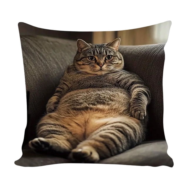 Coussin à Imprimé d'Animaux pour Décoration de Salon 45x45 cm