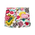 thumbnail image 1 of Up Past 8 Girl's Boxer Shorts Plush Pajama Bottoms Fun Shorts, 1 of 1