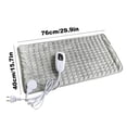 thumbnail image 3 of Agiferg 76x40cm Physiotherapy Heating Pad Heating Pad Electric Heating Blanket Heating Pad Winter Warming Pad US Standard, 3 of 5