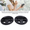 thumbnail image 4 of Racing Game Controller Steering Wheel, Game Controller Steering Wheels Ergonomic 2PCS Precise Fit Secure Compact  for Family Gathering Black, 4 of 7