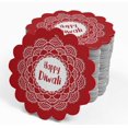 thumbnail image 4 of Inkdotpot Silver Foil Paper Hang Tags Happy Diwali Favor Tags 50 Pieces, 4 of 6