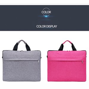 Laptop Bag Multifunctional Notebook Pouch Large Computer Accessories Capacity Zipper Design Case Household Travelling Computer Accessories gray