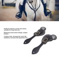 thumbnail image 3 of TOPINCN 2PCS Spur Straps for Cowboy, Boots Equipment, Rodeo, Equestrian, Full Grain Leather, Handmade Accessories, 3 of 7