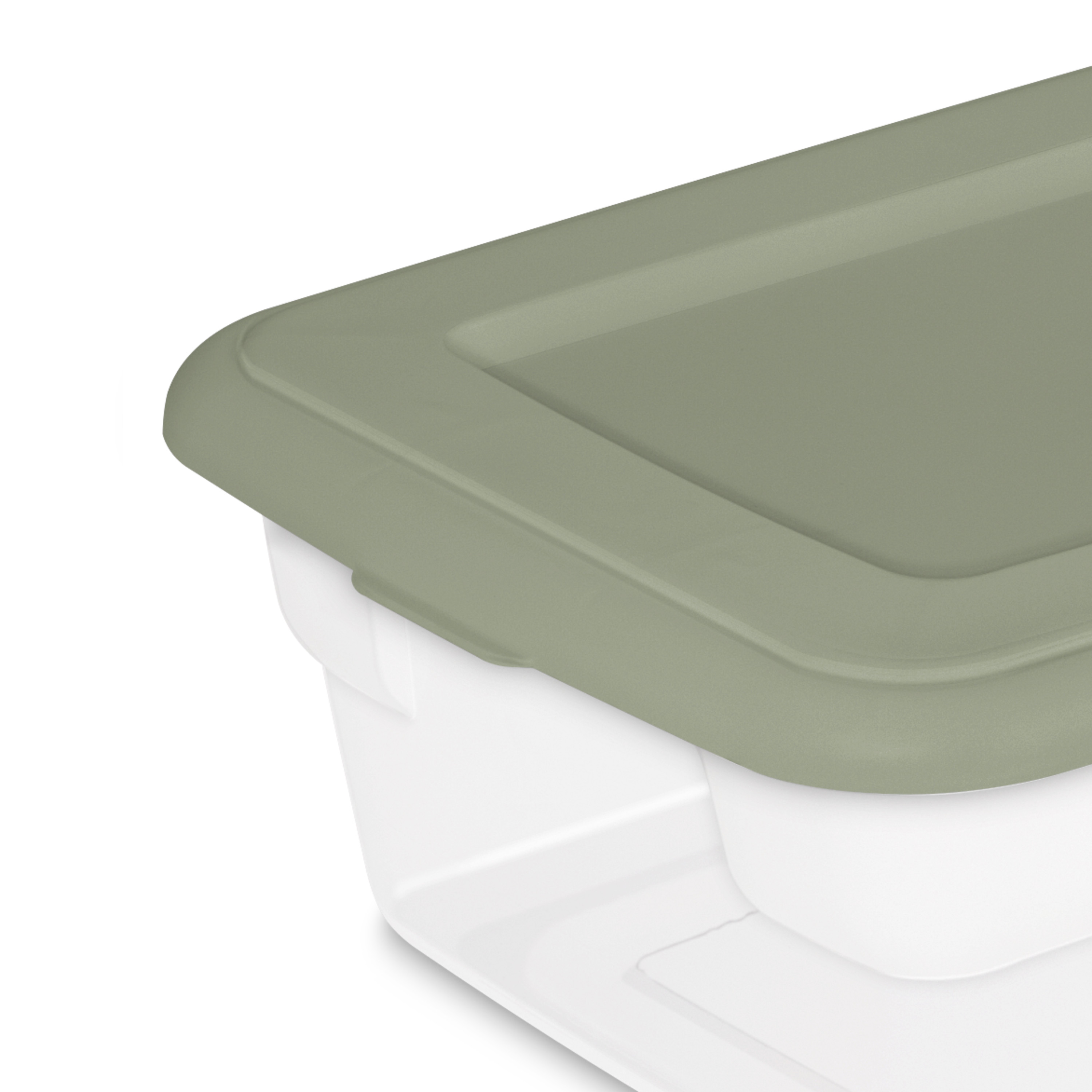 Sterilite Ensemble de (4) Boîtes 11.4 L – Vert