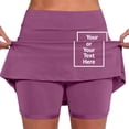 thumbnail image 3 of Jupe-short Taille Mi-Haute pour Femmes avec Poches - Jupe-Short Décontractée Active Deux Pièces, 3 of 7