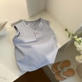 thumbnail image 3 of Plebaso Débardeurs pour Enfants en Coton Garçons Filles Camisoles Sans Manches Décontractées Col Rond Confortables T-Shirts d'Été, 3 of 4
