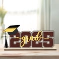 thumbnail image 2 of Tumotour 2025 Graduation Season Party Ceremony Home School Graduation Decoration Wood Table Decoration, 2 of 4