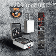 thumbnail image 2 of 186-piece multi-function hardware tool set, 2 of 4