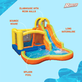 thumbnail image 3 of Banzai Sun 'N Splash Fun Kids Inflatable Bounce House and Water Slide Park, 3 of 11