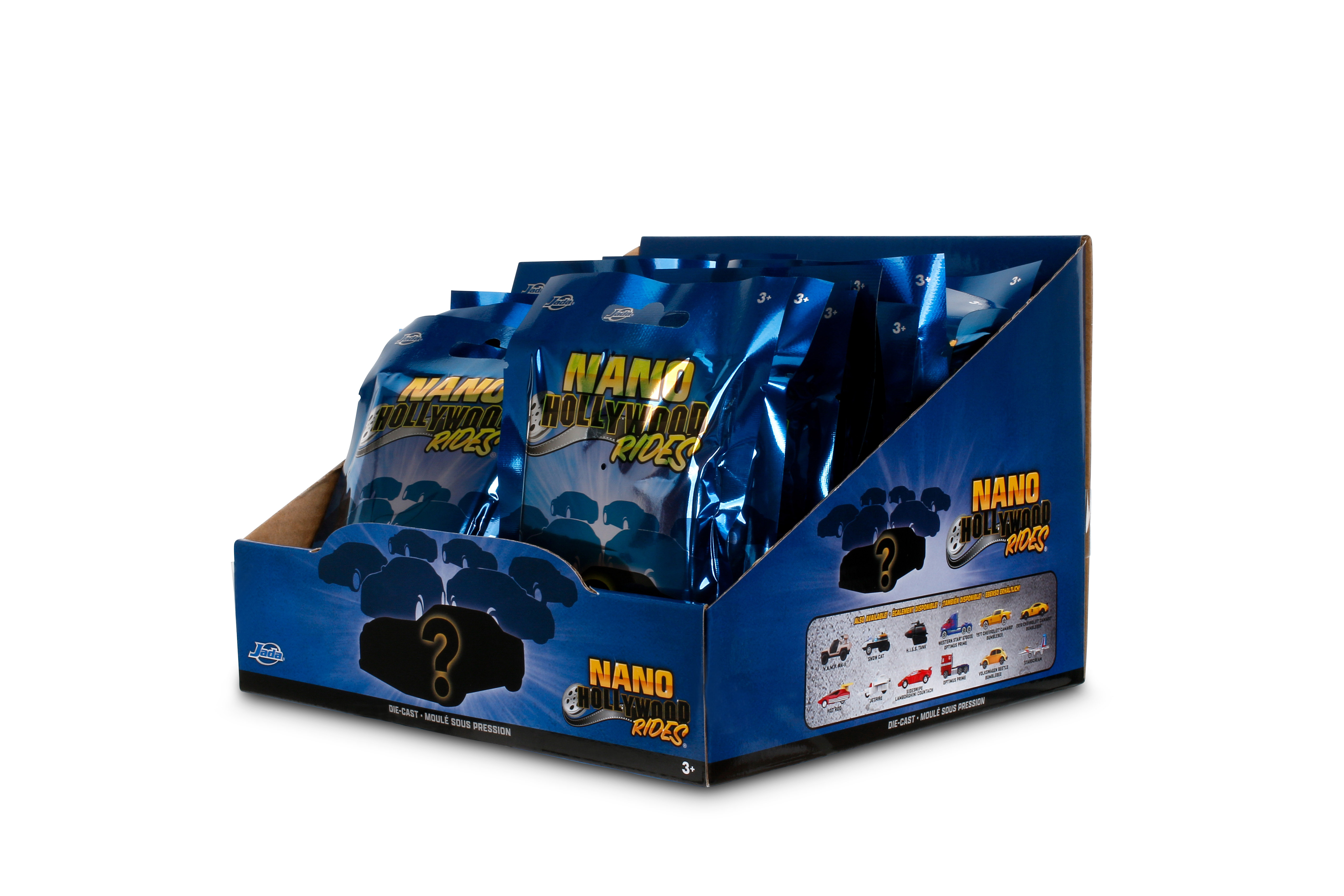 Hasbro Nano Hollywood Rides – Diecast Blind Bags with Surprise Cars by Jada Toys – 1.65" Collectible