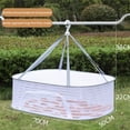 thumbnail image 3 of Amzcrzy Foldable Drying Net Flat Clothes Drying Rack - Foldable Mesh Clothes Flat Drying Rack, Underwear Drying Cage Dorm Room Essentials Home Improvement Birthday Gifts for Men Home Organization, 3 of 3