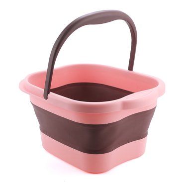 RXIRUCGD Folding Foot Bath Bucket, Household Foot Bath Basin, Massage Foot Wash Basin, Elevated Leg To Knee Height, Multifunctional Foot Bath Bucket, Water Bucket 15L