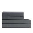 thumbnail image 1 of Intuition 4-Piece 100% Egyptian Cotton Sheet Set - 600 TC - King - Charcoal, 1 of 2