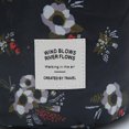 thumbnail image 4 of VONKY Drawstring Makeup Bag Large Capacity Cosmetic Organizer Adjustable Portable Travel Pouch, Flower, 4 of 7