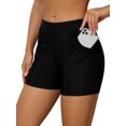 thumbnail image 4 of BeautyIn Swim Shorts with Pockets Swimming Bottoms for Women Sun Protection, 4 of 6