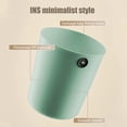 thumbnail image 4 of Leutsin Small Trash Can Wastebasket, Garbage Container Basket for Bathrooms, Trash Can with Lid, Detachable Trash Can Household Trash Can with Pressure Ring, 4 of 6