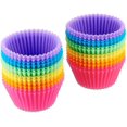 thumbnail image 1 of Tasses de Cuisson Réutilisables en Silicone, Lot de 12, Multicolore, 1 of 6