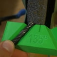 thumbnail image 3 of Measuring Tools Drill Bit Sharpening Tool For Manual Use Without Power Regrind Dull Bits At Home Or Workshop 118 And 135 Angles For Precision Metal Woodworking, 3 of 4