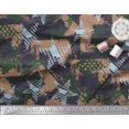 thumbnail image 2 of Soimoi Green polyester Crepe Fabric Dot,Insect & Texture Printed Fabric 1 Yard 52 Inch Wide, 2 of 3