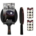 thumbnail image 4 of Swiftflyte Black Mist Table Tennis Set, 14-Piece Set with 2 Paddles and 12 Balls, 4 of 5
