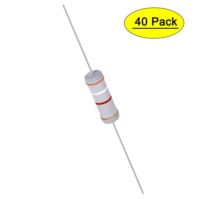 Unique Bargains 3.9K Ohm 3W ±5% Tolerance Axile Lead Metal Oxide Film Resistor 40 Count