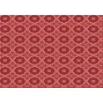 thumbnail image 1 of Ahgly Company Tapis Rectangulaire Rouge Lavable en Machine, 2 Pieds x 4 Pieds, 1 of 7