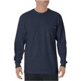 thumbnail image 1 of Dickies T-Shirt à Manches Longues pour Homme, Col Ras du Cou, Poids Lourd, 4XT, Bleu Marine Foncé, 1 of 1