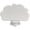 WhiteL, variant on Parrot Grinding Platform Cloud Bird Stand with Screw Lock ABS Perch Accessory Washable Cage Stand for Small Birds Parrots Nail Care Activity and Habitat Decoration