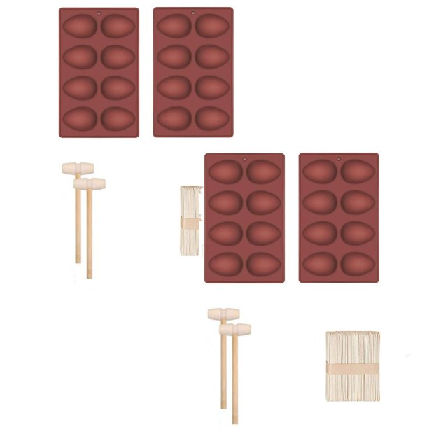 Oleegame 2PC Cookie Mold Set Popsicle DIY Silicone Chocolate Cake Mould