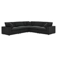 thumbnail image 2 of Modway Commix Canapé Sectionnel 5 Pcs Surrempli Garni de Duvet, Noir, 2 of 10