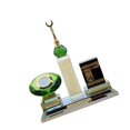 thumbnail image 2 of Muslim Crystal Miniature Islamic Building Handicraft Souvenir Muslim Crystal Miniature Islamic Ornaments Showpiece Desktop Decor Architecture Home Room Car, 2 of 6