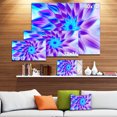 thumbnail image 3 of Exotic Blue Flower Petals - Floral Canvas Art Print, 3 of 4