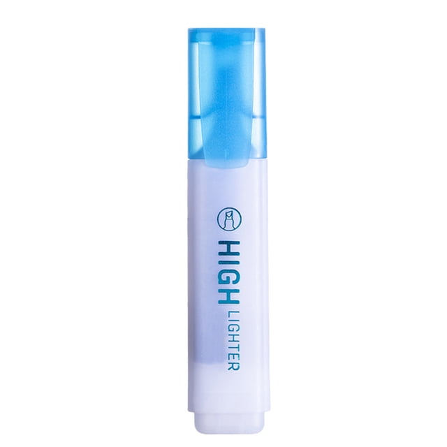 SIYTUAU Highlighter Pens 10 Ml Ink Quick Dry Broad Tip Markers For Office School Underline Writing Notes Textbook Study Supplies Blue Color Fluorescent Marker Blue