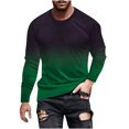thumbnail image 2 of Meichang T-Shirt à Manches Longues pour Homme avec Graphique, T-Shirts Graphiques pour Hommes Mode Urbaine à Imprimé 3D d'Illusion d'Optique, T-Shirts Mode à Col Rond Confortables à Manches Longues pour Homme, 2 of 5