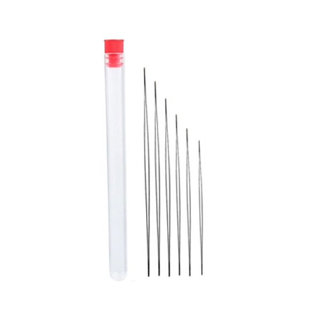 mmirethe 6x Non-Deofrmable Sewing Rustproof And Durable Craft Tool For Clothes Beads Threading 2Set