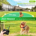 thumbnail image 3 of EASTIN Wireless Electric Dog Fence Pet Containment System Shock Collars For 1/2/3 Dogs, 3 of 14