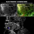 thumbnail image 4 of Head-Mounted HD Infrared Night Vision Goggles 6X Black&amp;White/Green Imaging Switch Night Viewer Monocular for Tactical, 4 of 7